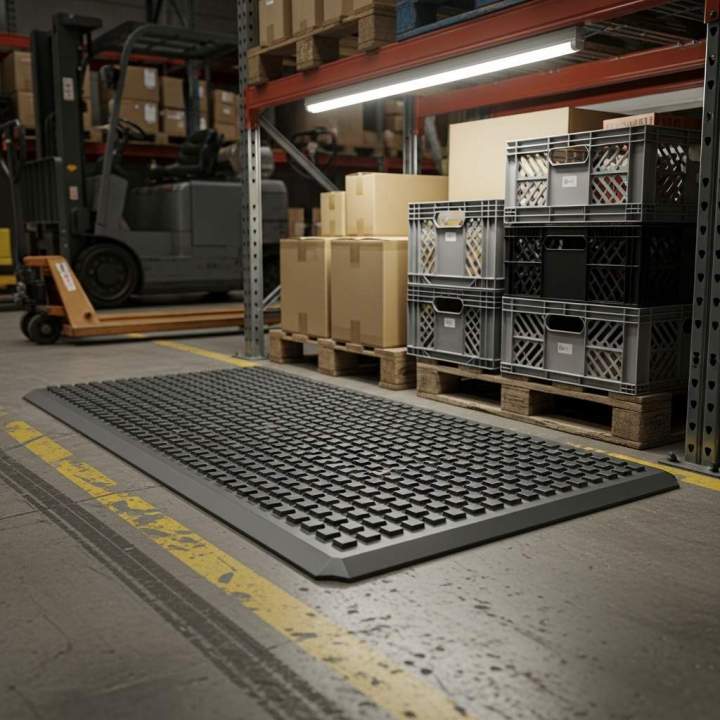 Des tapis résistants et fonctionnels conçus pour l'environnement industriel